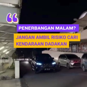 Rental Mobil Bandara Depati Amir Malam Hari. Aman & Praktis Bersama Hakim Rent Car