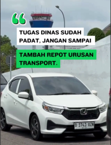 Sewa Mobil Bandara Depati Amir Pangkalpinang, Langsung Jalan Setelah Landing