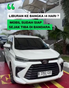 Sewa Mobil untuk Liburan di Bangka, Langsung Jalan Begitu Tiba di Bandara