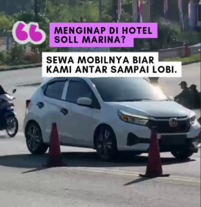Rental Mobil Hotel Soll Marina Pangkalpinang, Mobil Diantar Langsung ke Lobi Hotel