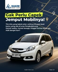 Sewa Honda Brio Pangkalpinang Mulai Rp300.000 per Hari